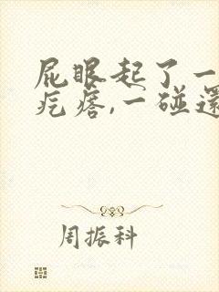 屁眼起了一个硬疙瘩,一碰还疼