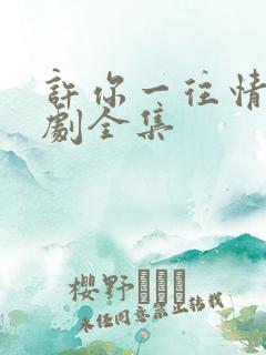 许你一往情深短剧全集