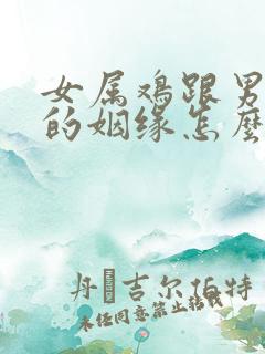 女属鸡跟男属猪的姻缘怎么样