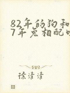 82年的狗和87年兔相配吗