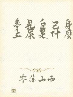 梦见自己身上粘上屎是什么意思