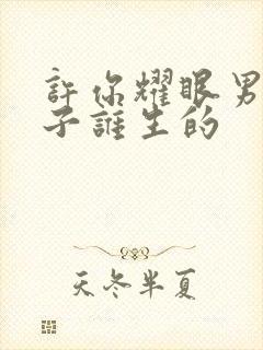 许你耀眼男主儿子谁生的