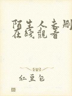 陌生人未删减版在线观看