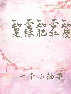 知否知否知否应是绿肥红瘦一共多少集