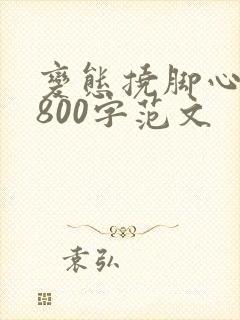 变态挠脚心作文800字范文