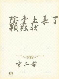 阴囊上长了白色颗粒状