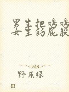 男生把鸡鸡插入女生的屁股