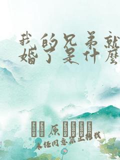 我的兄弟就要结婚了是什么歌