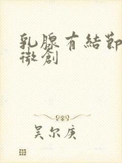 乳腺有结节3类微创