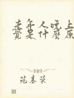 老年人晚上不睡觉是什么原因