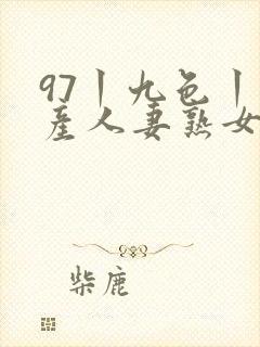 97丨九色丨国产人妻熟女