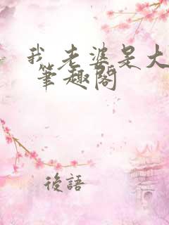 我老婆是大明星 笔趣阁