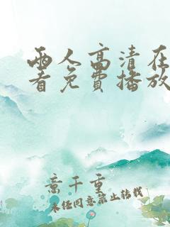 两人高清在线观看免费播放