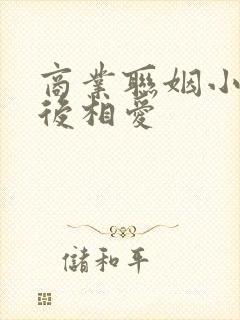 商业联姻小说婚后相爱