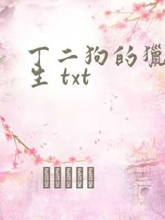 丁二狗的猎艳人生 txt