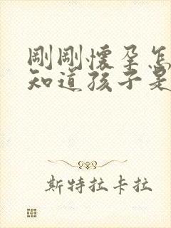 刚刚怀孕怎么才知道孩子是谁的