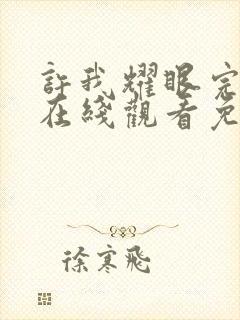 许我耀眼完整版在线观看免费