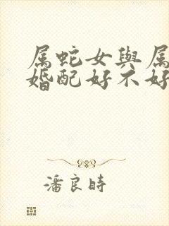 属蛇女与属狗男婚配好不好