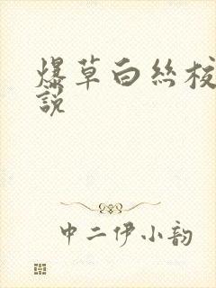 爆草白丝校花小说