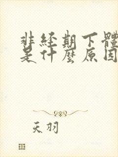 非经期下体出血是什么原因