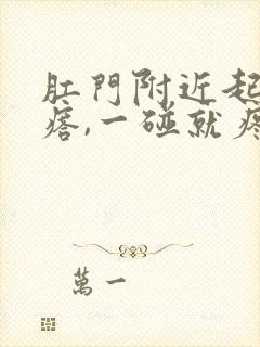 肛门附近起个疙瘩,一碰就疼