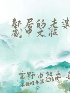 邻居的老婆2韩剧中文版