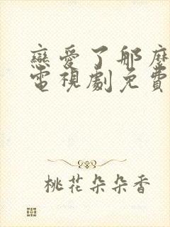 恋爱了那么多年电视剧免费观看