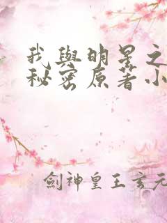 我与明星之间的秘密原著小说免费阅