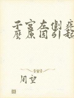 子宫左侧疼是什么原因引起的