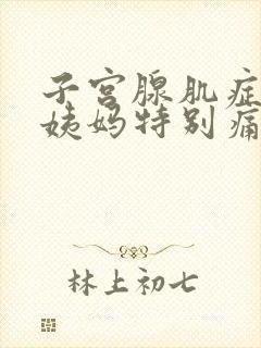 子宫腺肌症来大姨妈特别痛怎么办