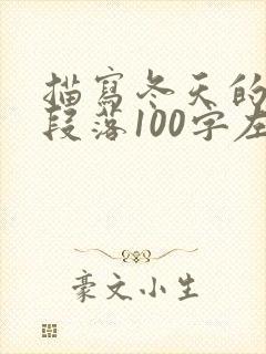 描写冬天的优美段落100字左右