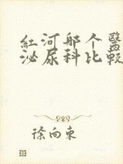 红河哪个医院看泌尿科比较好