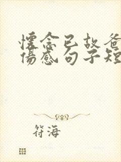 怀念已故爸爸的伤感句子短句