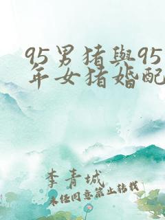 95男猪与95年女猪婚配好吗