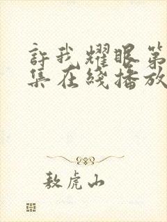 许我耀眼第33集在线播放