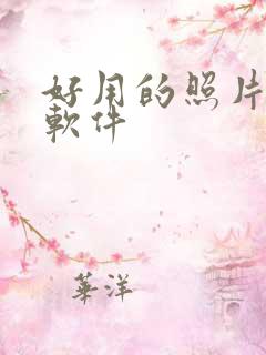 好用的照片p图软件