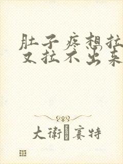 肚子疼想拉大便又拉不出来是什么原因