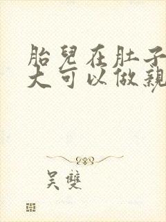 胎儿在肚子里多大可以做亲子鉴定