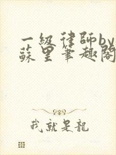 一级律师by木苏里笔趣阁免费阅读