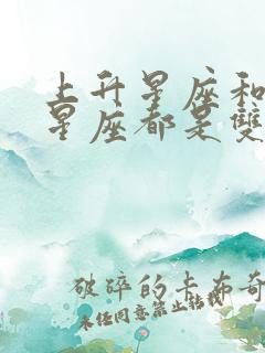 上升星座和月亮星座都是双鱼