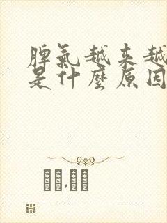 脾气越来越暴躁是什么原因导致的