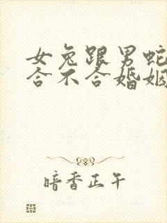 女兔跟男蛇属相合不合婚姻