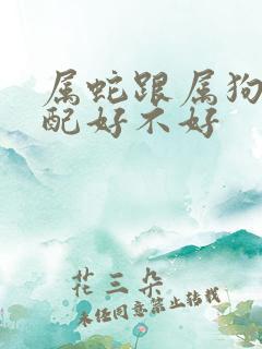 属蛇跟属狗的婚配好不好