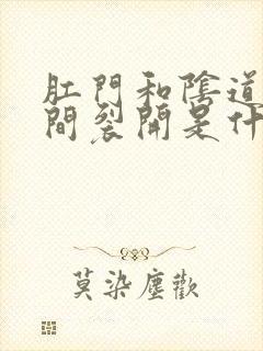 肛门和阴道口之间裂开是什么原因