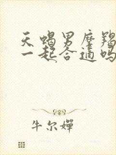 天蝎男摩羯女在一起合适吗