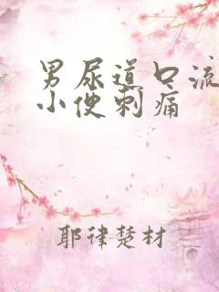 男尿道口流黄脓小便刺痛