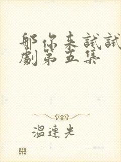 那你来试试看日剧第五集