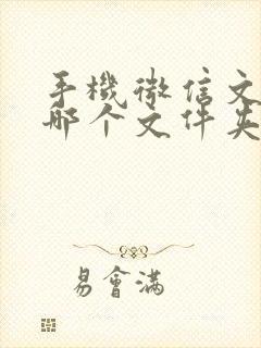 手机微信文件在哪个文件夹