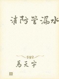 消防管漏水维修