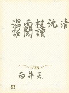 温南枝沈清宴小说阅读